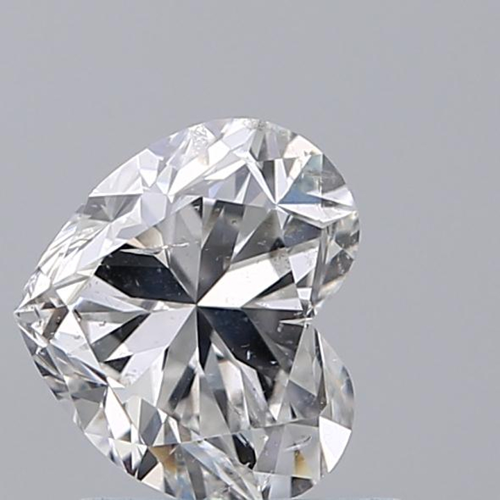 0.96 Carat Heart Loose Diamond, F, SI2, Super Ideal, GIA Certified | Thumbnail