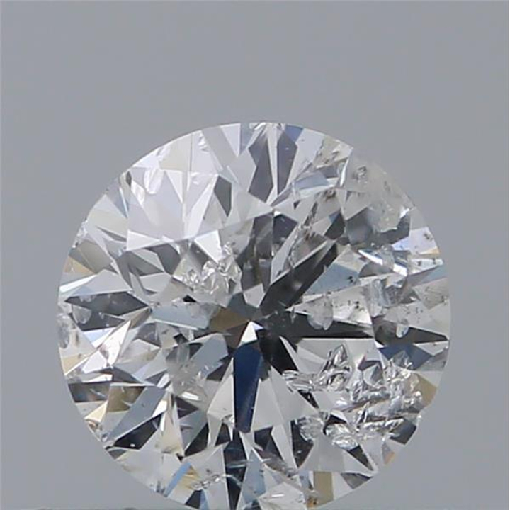 0.40 Carat Round Loose Diamond, F, I2, Good, GIA Certified
