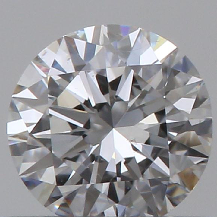 0.40 Carat Round Loose Diamond, D, VS2, Ideal, GIA Certified