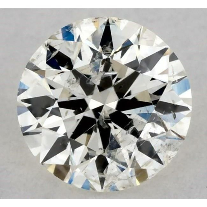 0.40 Carat Round Loose Diamond, K, I1, Excellent, GIA Certified