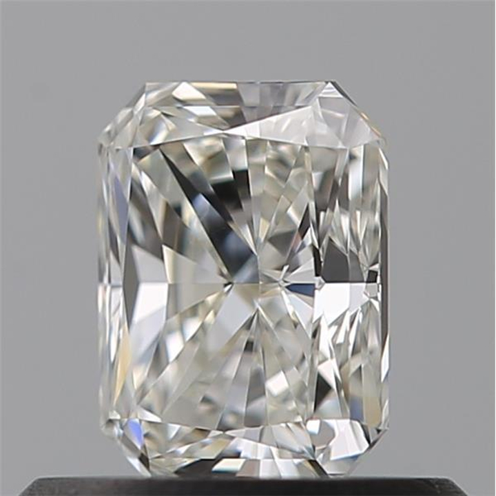 0.56 Carat Radiant Loose Diamond, J, VVS2, Super Ideal, GIA Certified