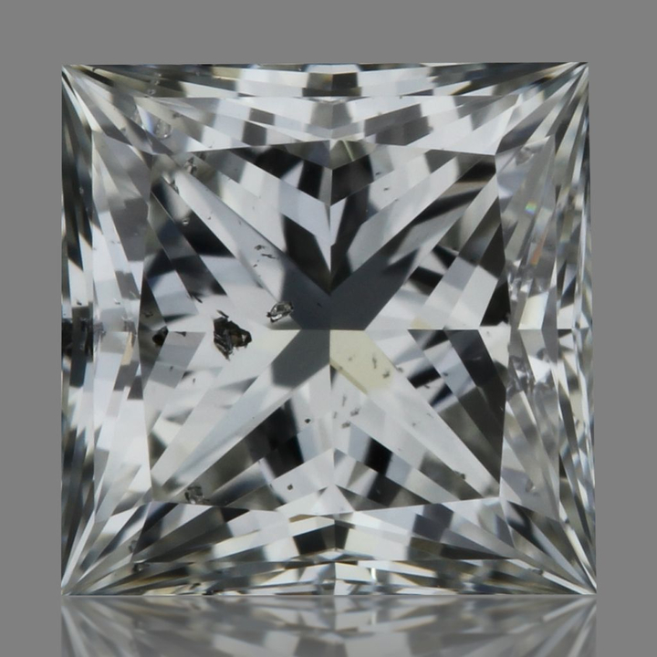 0.70 Carat Princess Loose Diamond, J, I1, Super Ideal, GIA Certified | Thumbnail