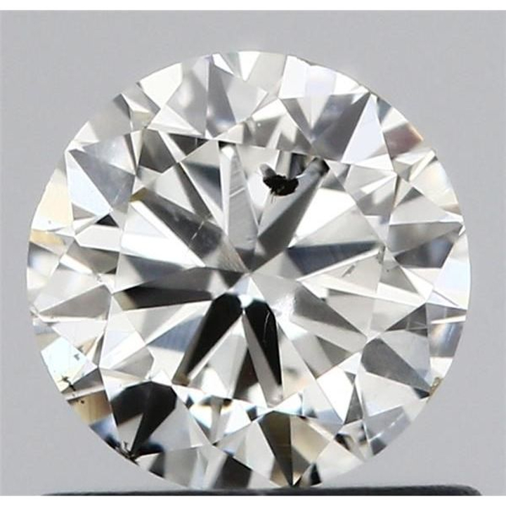 0.69 Carat Round Loose Diamond, I, SI2, Good, IGI Certified