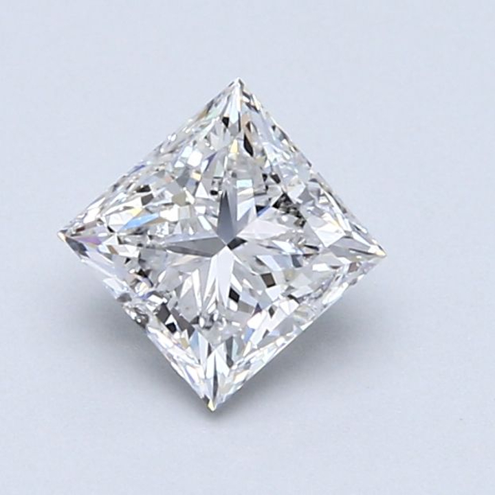 0.96 Carat Princess Loose Diamond, F, I1, Very Good, GIA Certified | Thumbnail