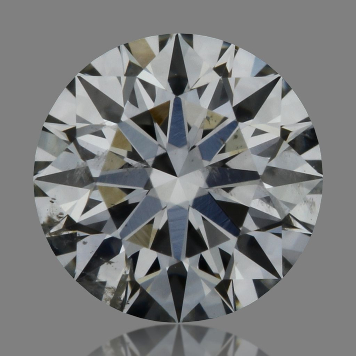 0.38 Carat Round Loose Diamond, H, SI2, Super Ideal, GIA Certified