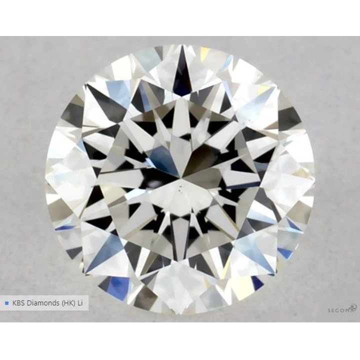 0.32 Carat Round Loose Diamond, I, VVS2, Ideal, GIA Certified | Thumbnail
