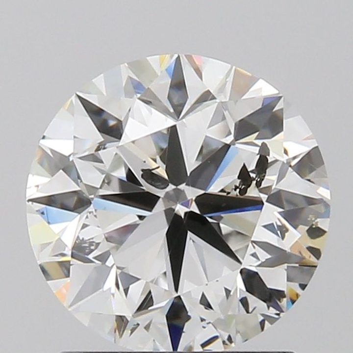 1.51 Carat Round Loose Diamond, E, I1, Excellent, GIA Certified | Thumbnail