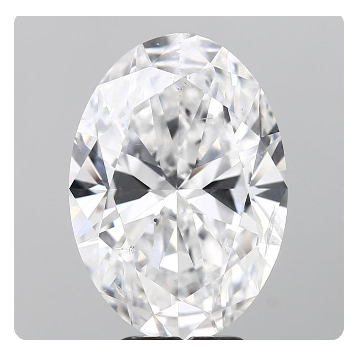 5.01 Carat Oval Loose Diamond, E, SI2, Super Ideal, GIA Certified