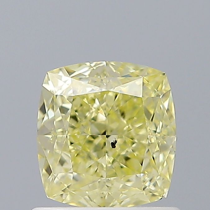 1.01 Carat Cushion Loose Diamond, FANCY LIGHT YELLOW, SI1, Ideal, GIA Certified | Thumbnail