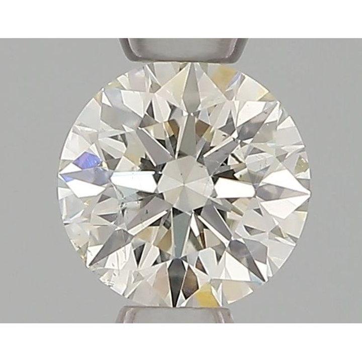 0.33 Carat Round Loose Diamond, J, SI1, Super Ideal, GIA Certified