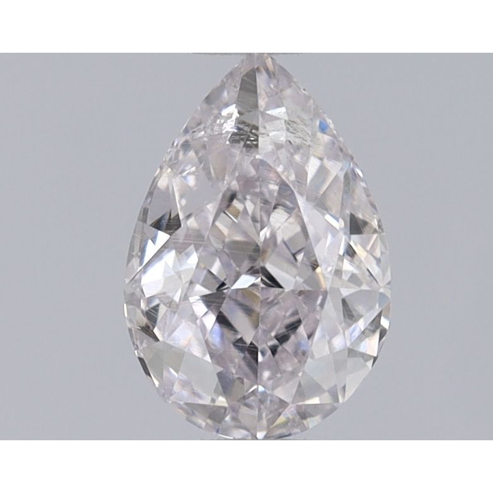 0.37 Carat Pear Loose Diamond, Fancy Light Yellow, I2, Excellent, GIA Certified