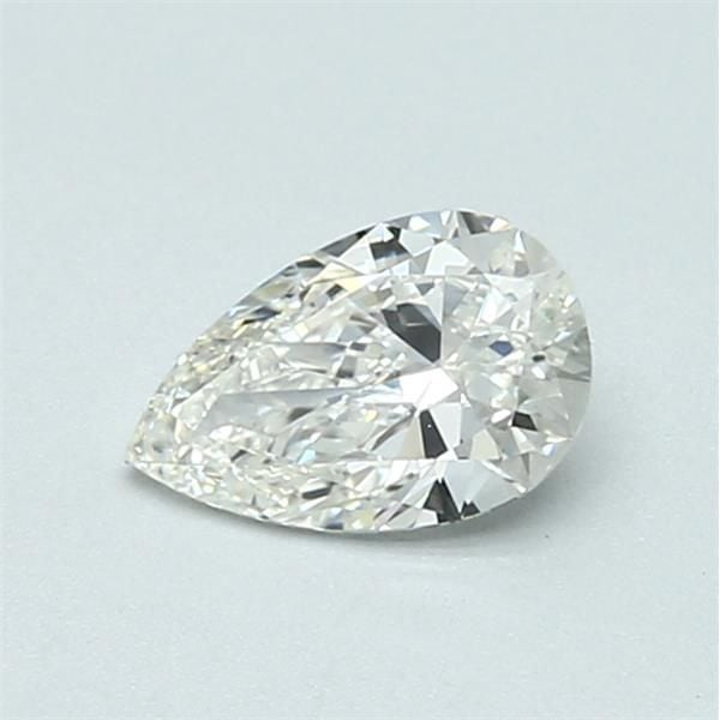 0.50 Carat Pear Loose Diamond, I, VVS2, Super Ideal, GIA Certified | Thumbnail