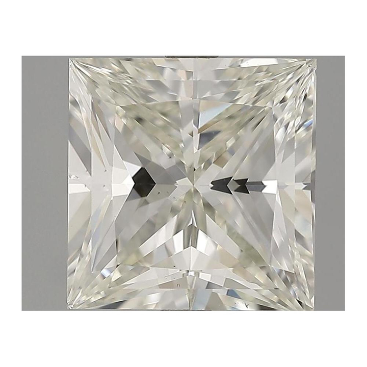 3.06 Carat Princess Loose Diamond, J, SI1, Ideal, HRD Certified