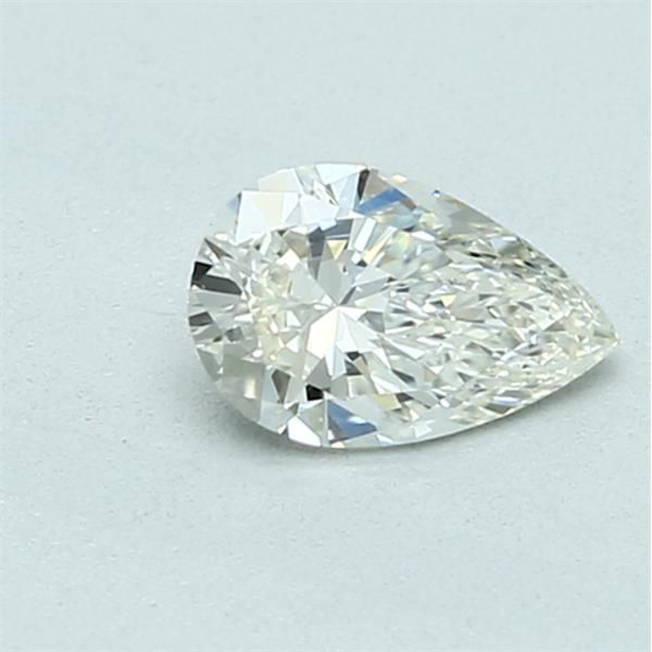 0.52 Carat Pear Loose Diamond, J, VVS2, Ideal, GIA Certified
