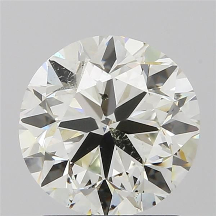 1.51 Carat Round Loose Diamond, K, SI2, Good, GIA Certified
