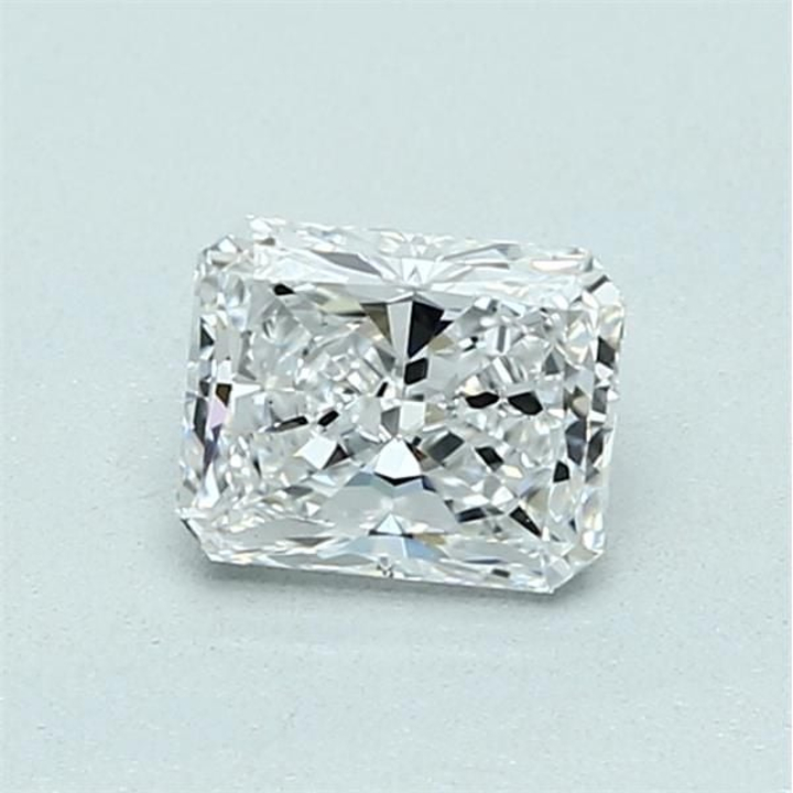 0.66 Carat Radiant Loose Diamond, D, VS1, Super Ideal, GIA Certified