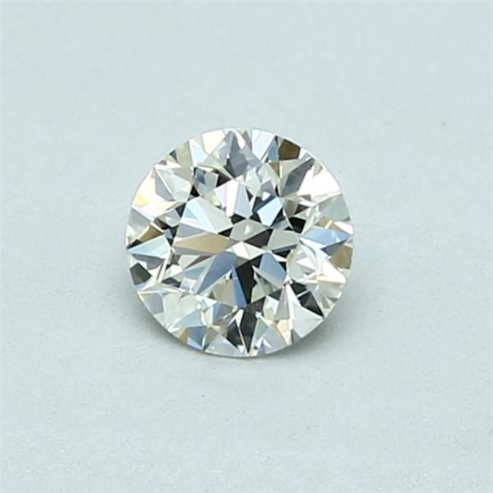 0.44 Carat Round Loose Diamond, K, VVS1, Super Ideal, GIA Certified
