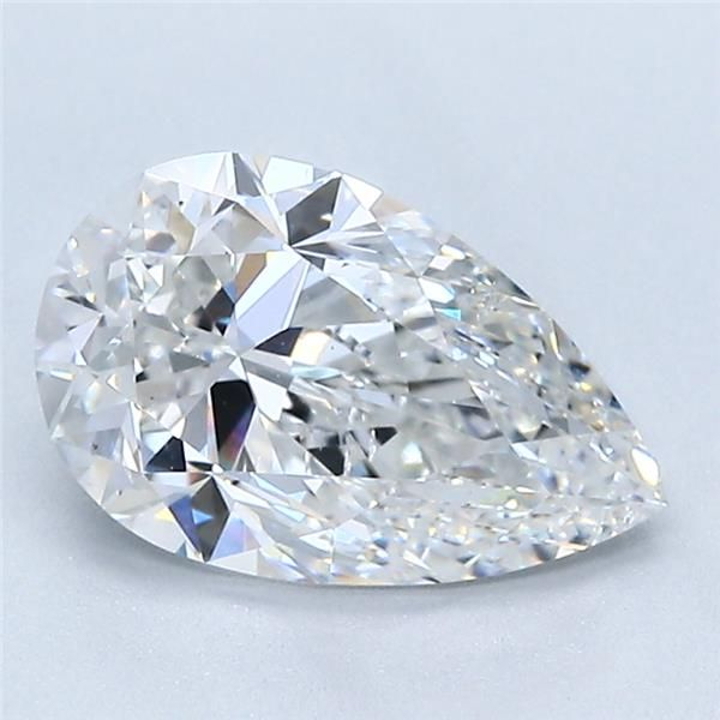 2.01 Carat Pear Loose Diamond, E, VS2, Super Ideal, GIA Certified | Thumbnail