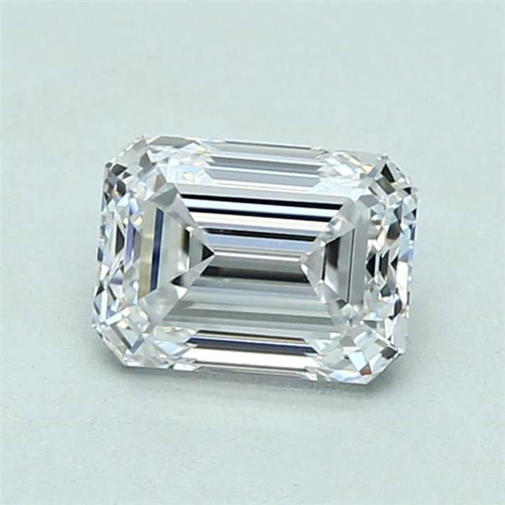 1.06 Carat Emerald Loose Diamond, D, IF, Ideal, GIA Certified