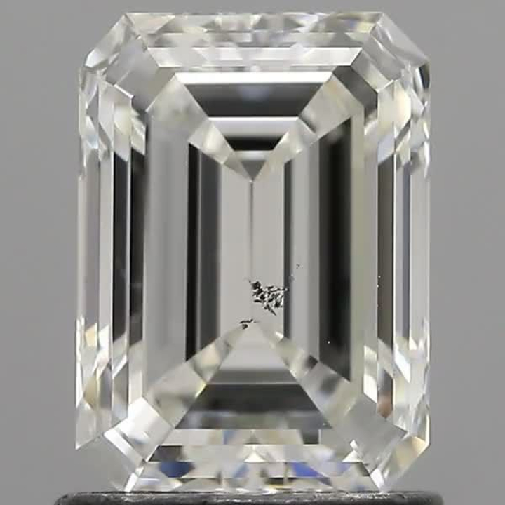 1.50 Carat Emerald Loose Diamond, G, SI1, Super Ideal, GIA Certified | Thumbnail