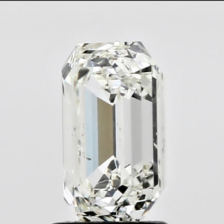 0.51 Carat Emerald Loose Diamond, L, SI1, Super Ideal, GIA Certified | Thumbnail