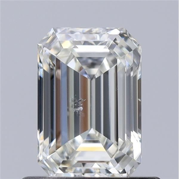 0.64 Carat Emerald Loose Diamond, I, SI1, Super Ideal, GIA Certified
