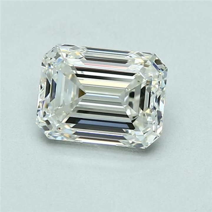 1.72 Carat Emerald Loose Diamond, J, VVS1, Super Ideal, GIA Certified