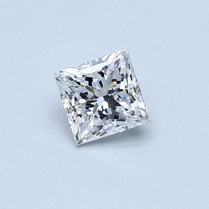 0.42 Carat Princess Loose Diamond, D, SI2, Very Good, GIA Certified