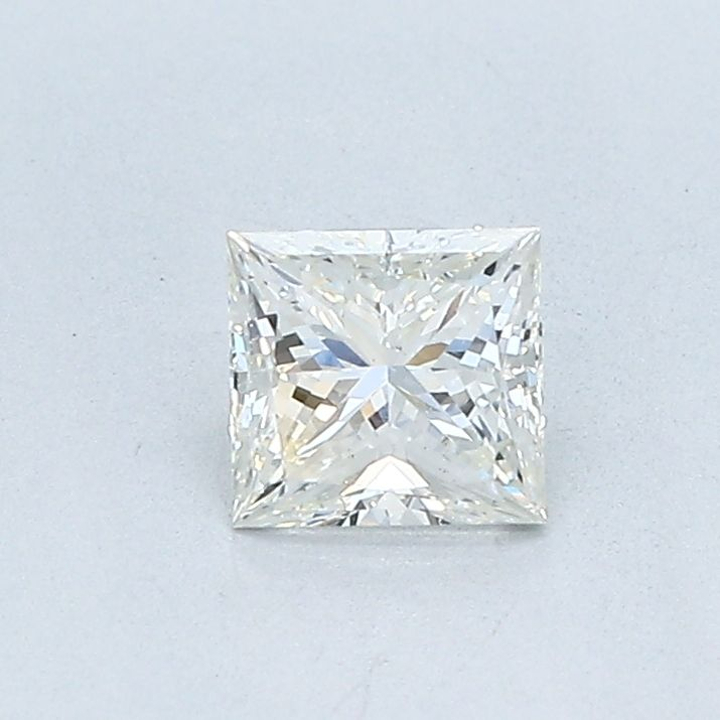 0.53 Carat Princess Loose Diamond, J, VS2, Super Ideal, GIA Certified