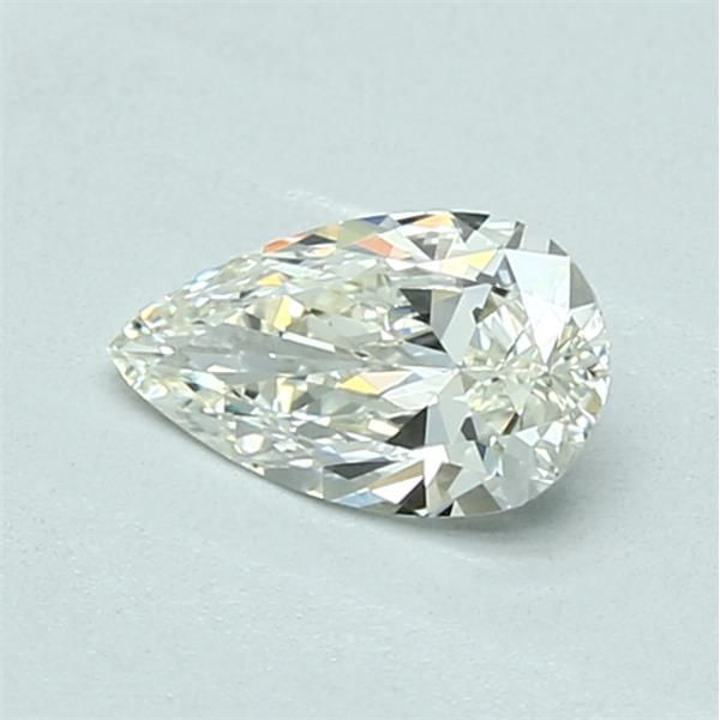 0.54 Carat Pear Loose Diamond, K, VVS1, Ideal, GIA Certified