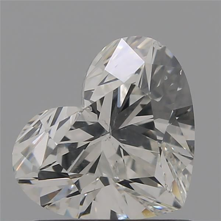 0.89 Carat Heart Loose Diamond, H, SI1, Ideal, GIA Certified