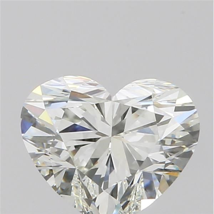 0.70 Carat Heart Loose Diamond, H, VVS1, Ideal, GIA Certified