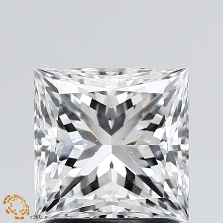 1.59 Carat Princess Loose Diamond, D, VS2, Super Ideal, GIA Certified | Thumbnail