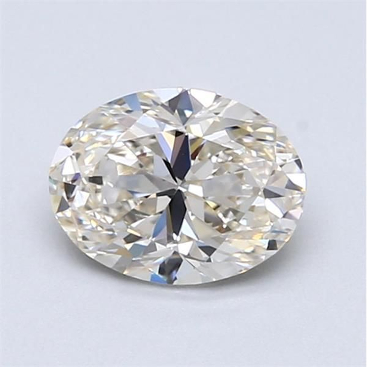 1.01 Carat Oval Loose Diamond, K FAINT BROWN, VS1, Super Ideal, GIA Certified | Thumbnail