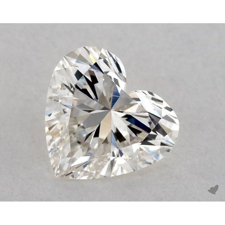 0.50 Carat Heart Loose Diamond, K, VS2, Super Ideal, GIA Certified | Thumbnail