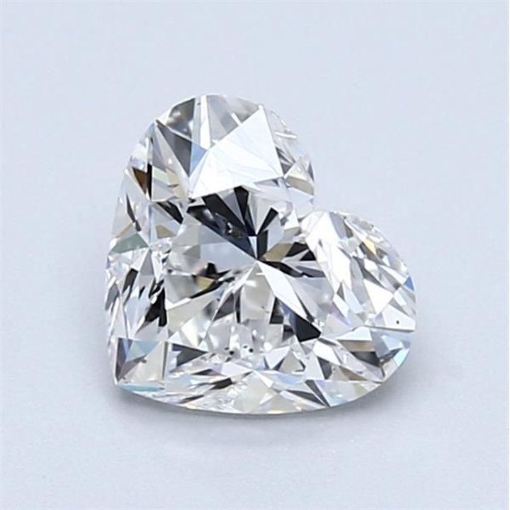 1.30 Carat Heart Loose Diamond, D, SI2, Super Ideal, GIA Certified