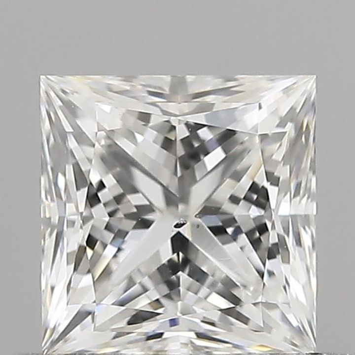 0.70 Carat Princess Loose Diamond, F, SI1, Ideal, GIA Certified