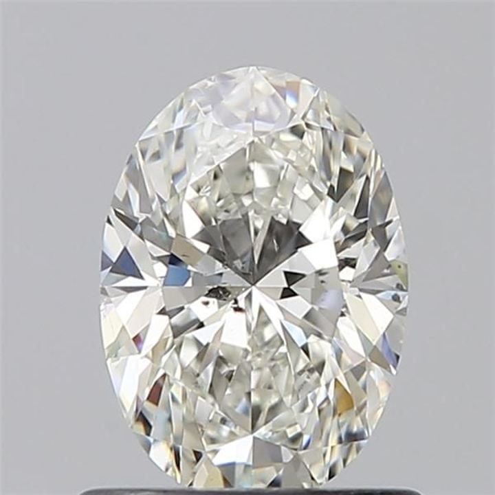 0.70 Carat Oval Loose Diamond, I, SI1, Ideal, GIA Certified | Thumbnail