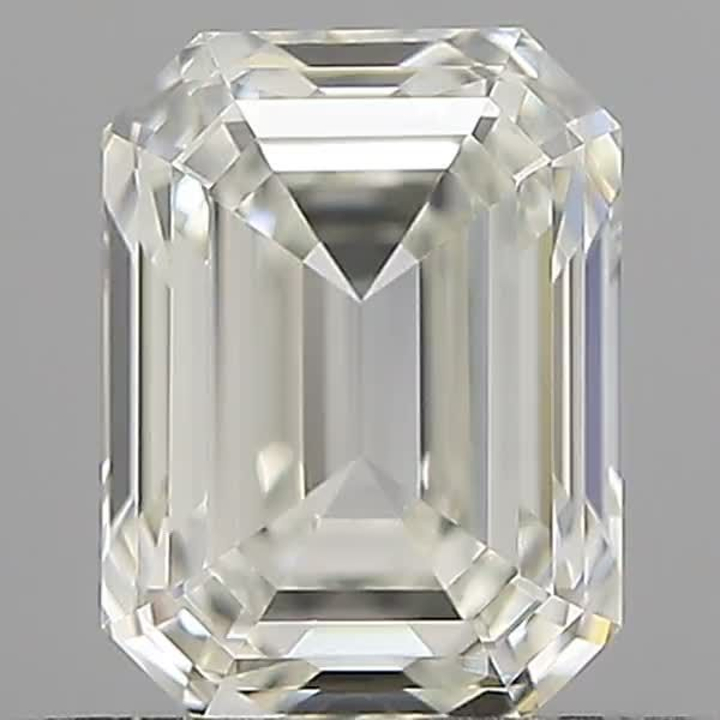 0.70 Carat Emerald Loose Diamond, I, VS1, Super Ideal, GIA Certified