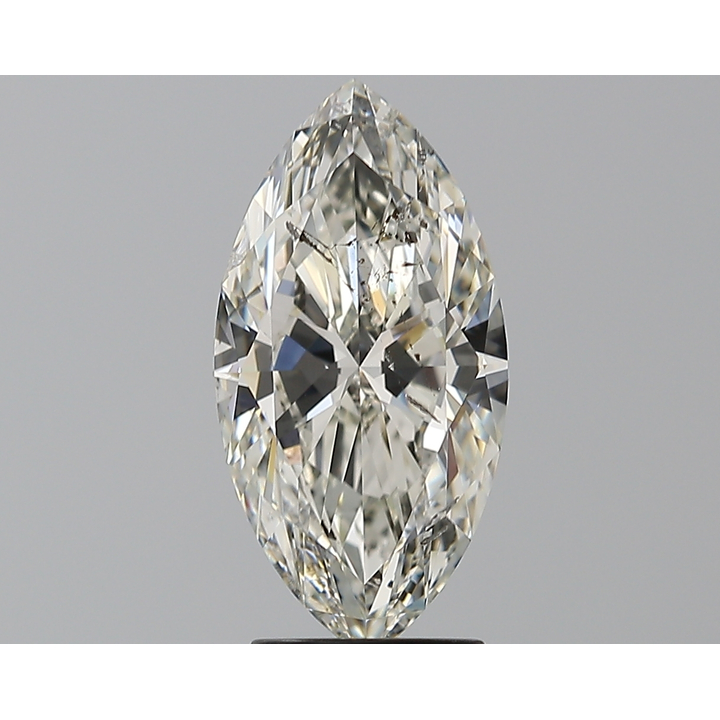 3.00 Carat Marquise Loose Diamond, I, SI2, Super Ideal, GIA Certified | Thumbnail