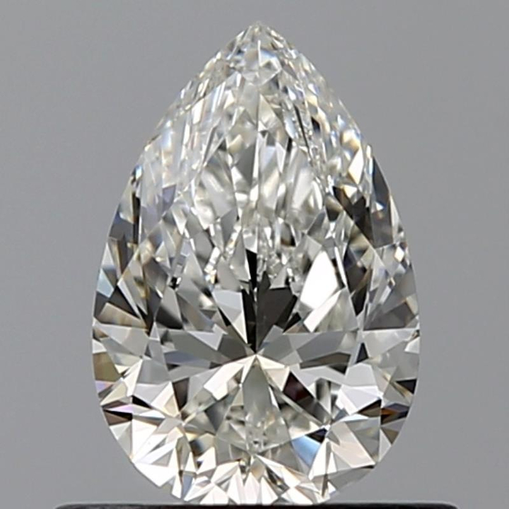 0.62 Carat Pear Loose Diamond, H, VS1, Ideal, GIA Certified