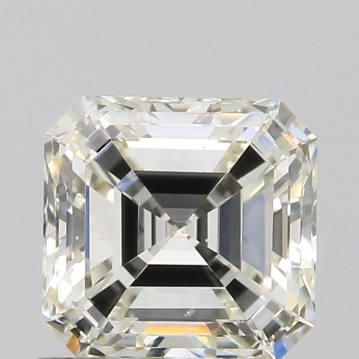 0.92 Carat Asscher Loose Diamond, K, VS2, Ideal, GIA Certified