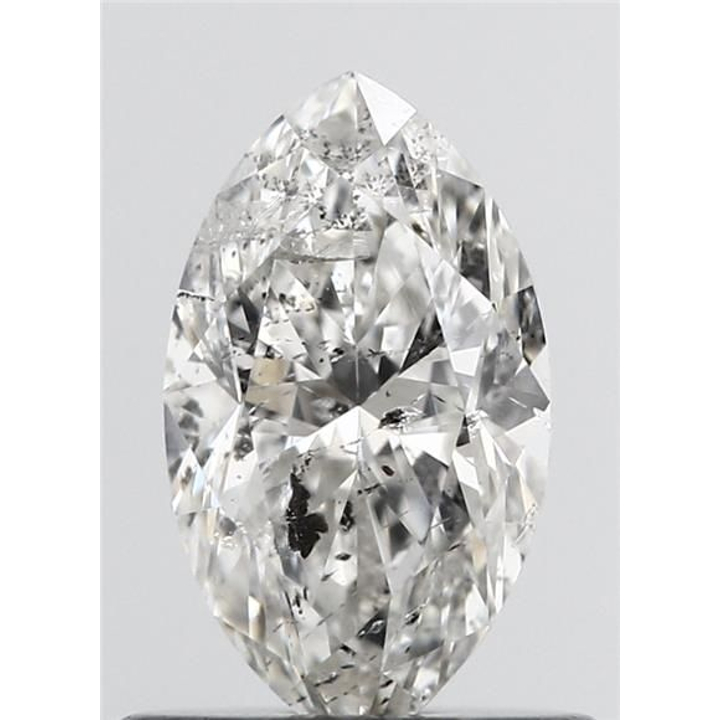 0.72 Carat Marquise Loose Diamond, I, I2, Excellent, GIA Certified