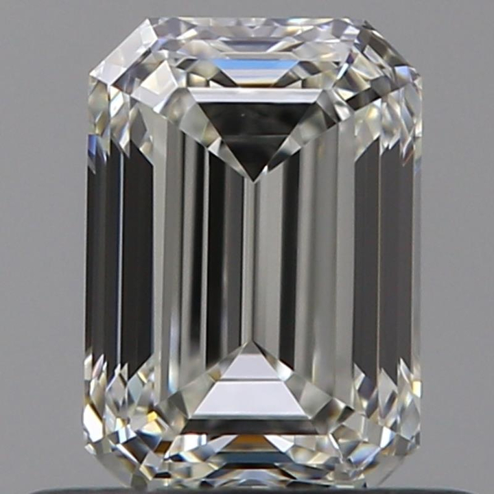 0.57 Carat Emerald Loose Diamond, H, VVS1, Super Ideal, GIA Certified | Thumbnail