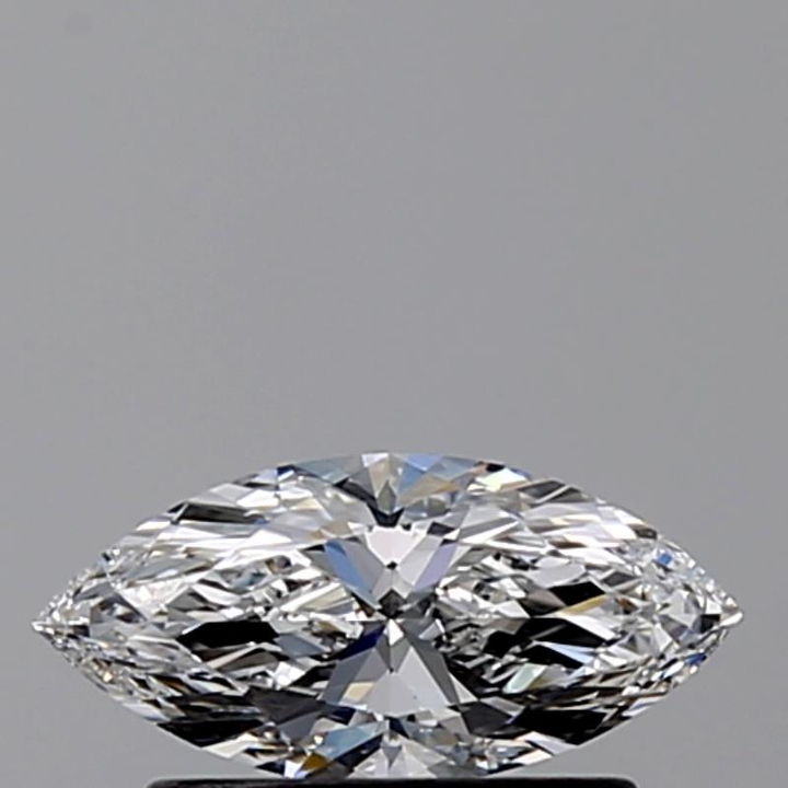 0.50 Carat Marquise Loose Diamond, D, VVS2, Super Ideal, GIA Certified