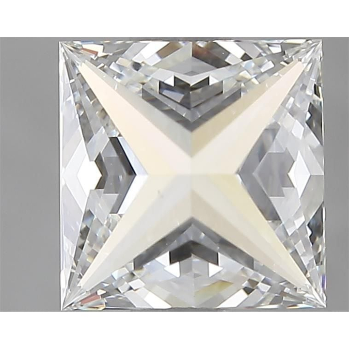 1.52 Carat Princess Loose Diamond, H, VVS2, Super Ideal, HRD Certified