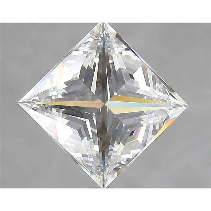 4.05 Carat Princess Loose Diamond, G, IF, Super Ideal, HRD Certified