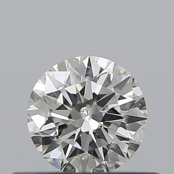 0.36 Carat Round Loose Diamond, J, SI2, Ideal, HRD Certified | Thumbnail