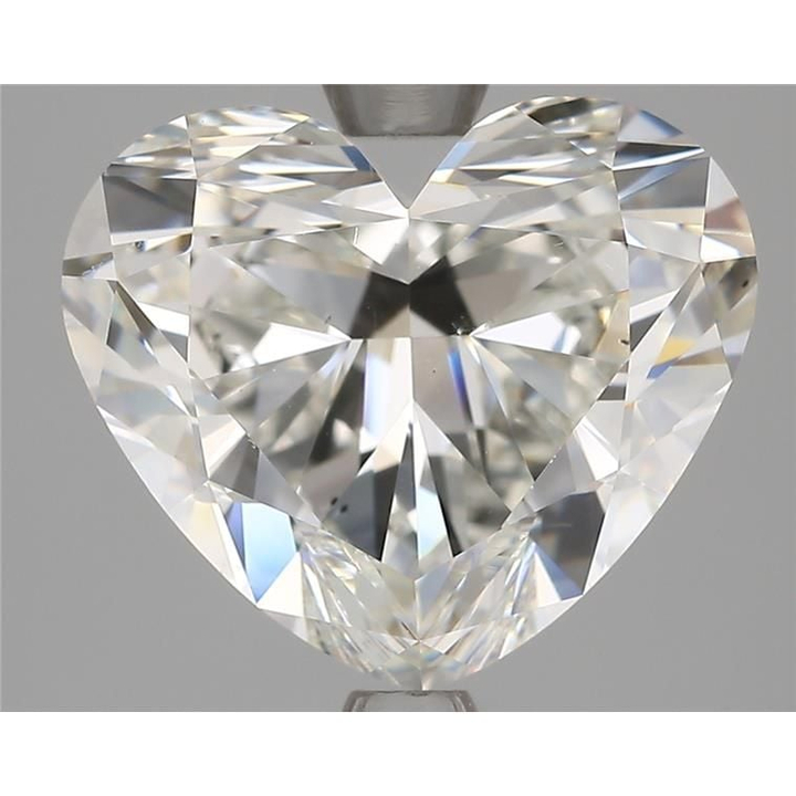 4.01 Carat Heart Loose Diamond, G, VS2, Super Ideal, HRD Certified | Thumbnail