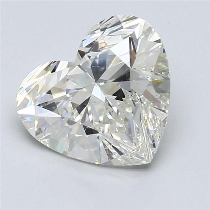 3.04 Carat Heart Loose Diamond, I, SI1, Ideal, HRD Certified | Thumbnail